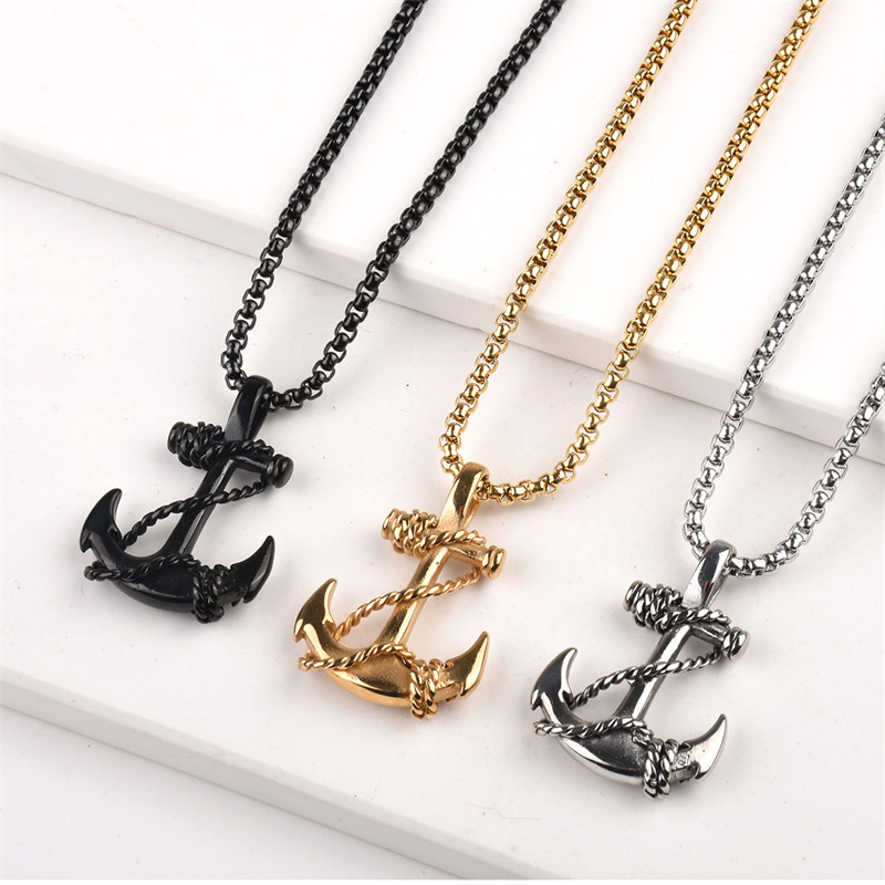 Battle Rope Anchor - Trendy Sea Anchor Sailor Man Pendant