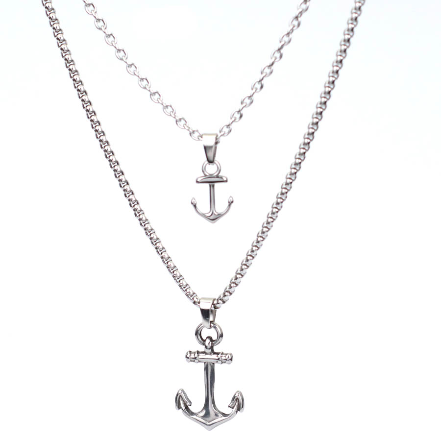 Hiphop Anchor Necklace For Men - đánh giá và giá Battle Rope Anchor
