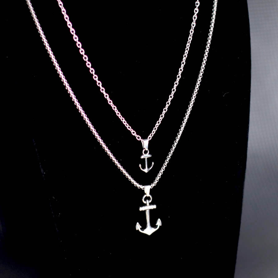 Hiphop Anchor Necklace For Men - đánh giá và giá Battle Rope Anchor
