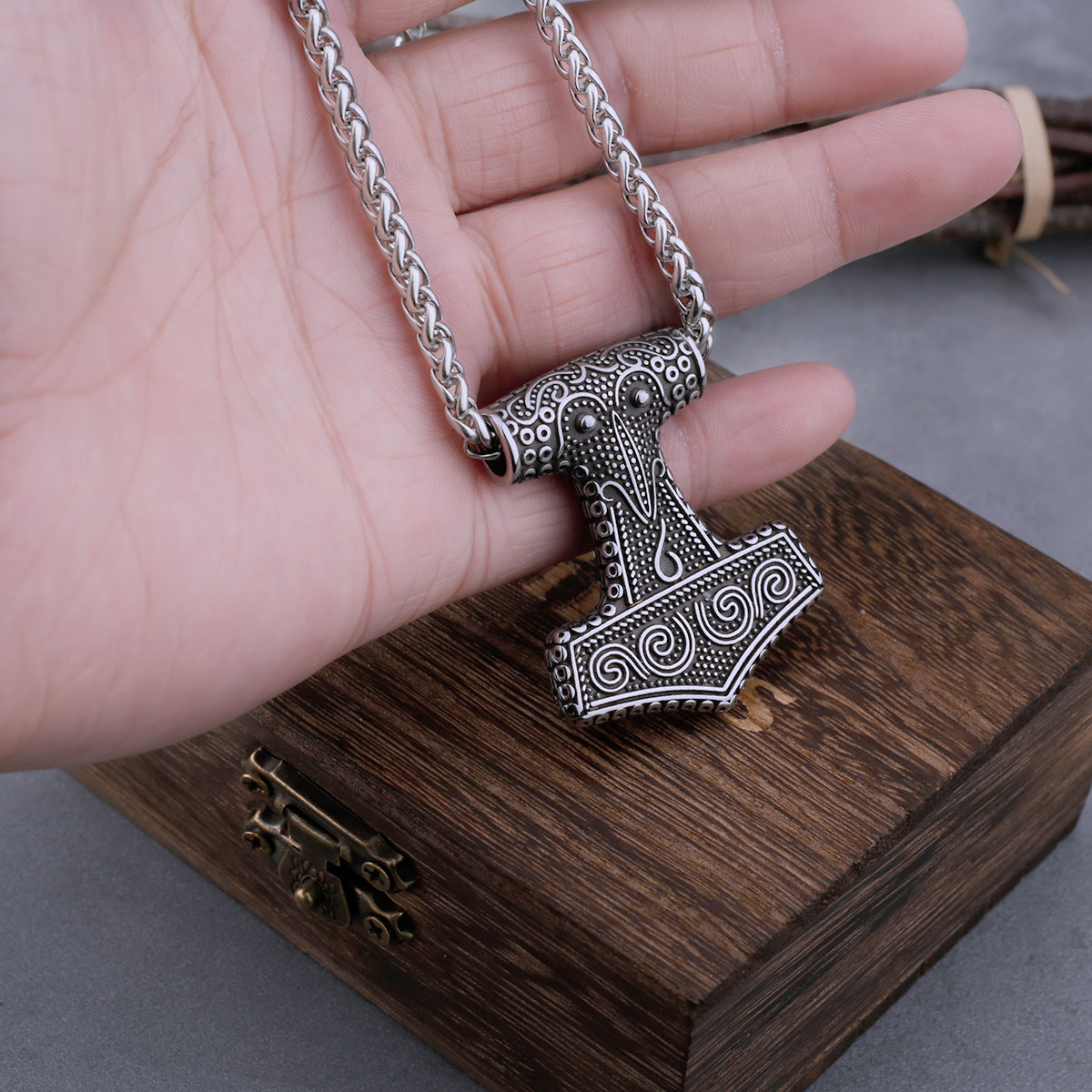 Bắc Âu Viking Của Thor Búa Mjo - đánh giá và giá Battle Rope Anchor